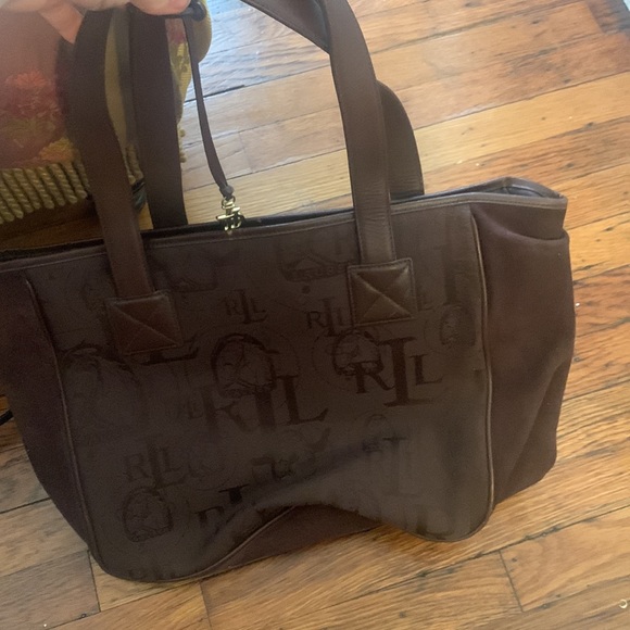 Ralph Lauren canvas shoulder bags - Picture 3 of 9